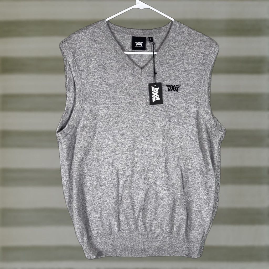 Vintage PXG Parsons Xtreme Golf Cashmere Sweater Vest Mens L Gray Size US L / EU 52-54 / 3 - 1 Thumbnail