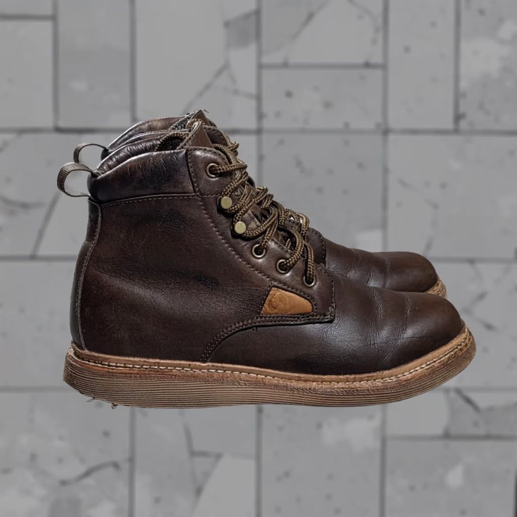 Olukai OLUKAI KILAKILA MENS Chukka Boot Leather Dark BROWN 8.5 Size US 9 / EU 42 - 1 Thumbnail