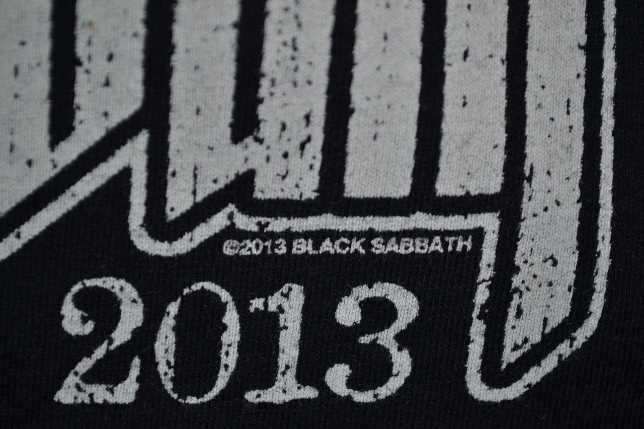 Band Tees × Black Sabbath × Vintage Black Sabbath Ozzy Osborne 2013 Tour tee L Size US L / EU 52-54 / 3 - 7 Thumbnail