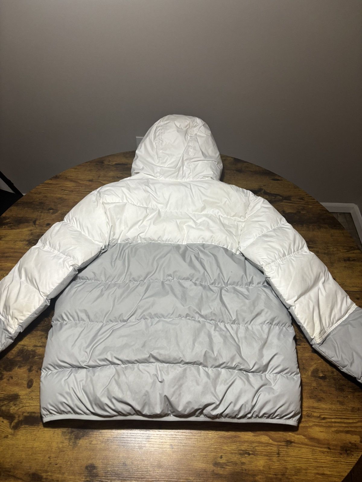 Nike White-grey nike bomber jacket Size US XL / EU 56 / 4 - 2 Thumbnail