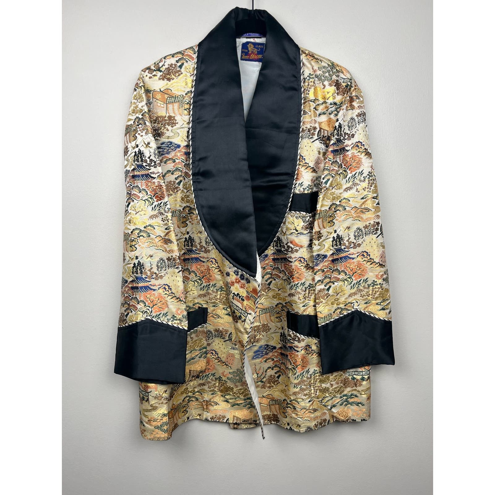 image of New Look High Class New Throne Vntg Smoking Jacket - Size M, Men's