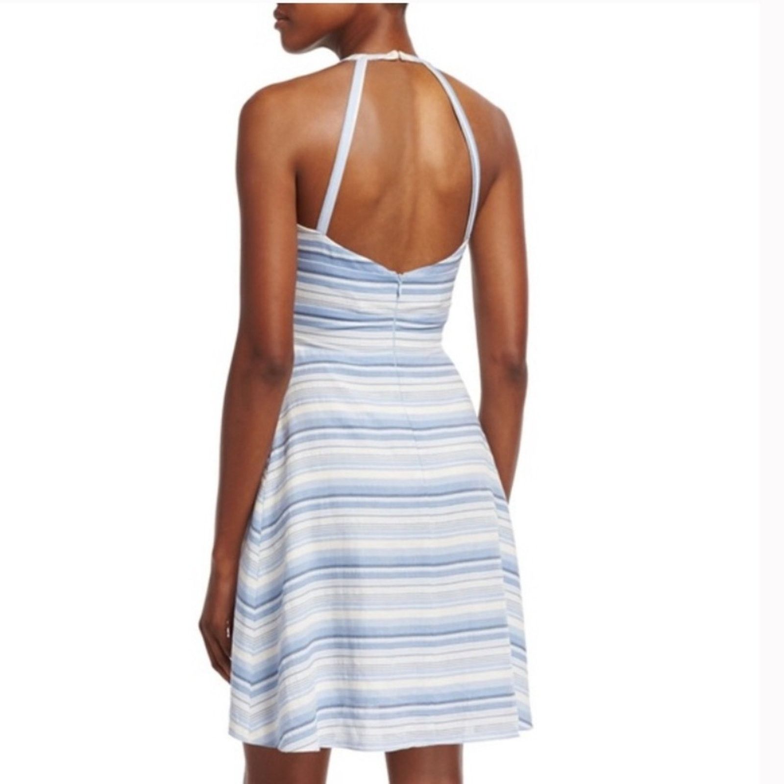 Amanda Uprichard Amanda Uprichard $245 Vineyard Striped Mini Dress MED EUC Size M / US 6-8 / IT 42-44 - 13 Thumbnail