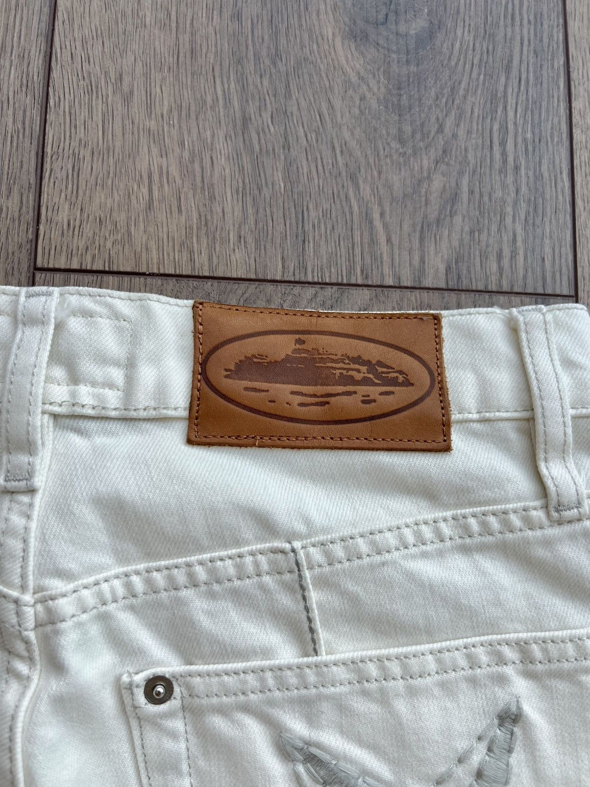 Corteiz Corteiz C-Star Denim Jorts Natural XS Size US 28 / EU 44 - 8 Thumbnail