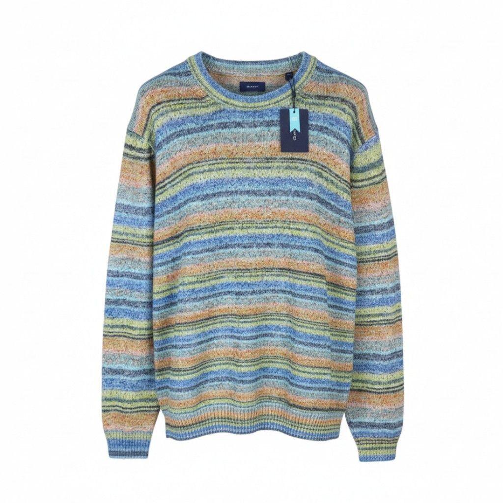 Gant SPACE DYED C-NECK 2XL Multicolour Tight-Neck 88121 Size US XXL / EU 58 / 5 - 1 Thumbnail