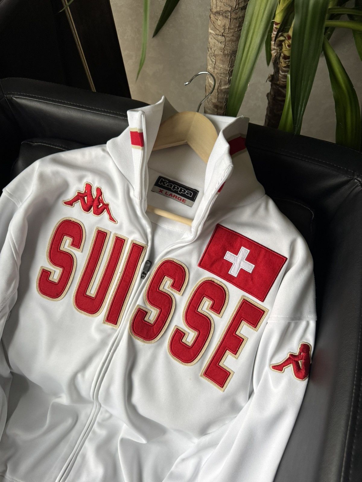 Kappa Kappa Suisse Vintage Drill Y2K Blockcore Zip Track Jacket Size US XL / EU 56 / 4 - 4 Thumbnail