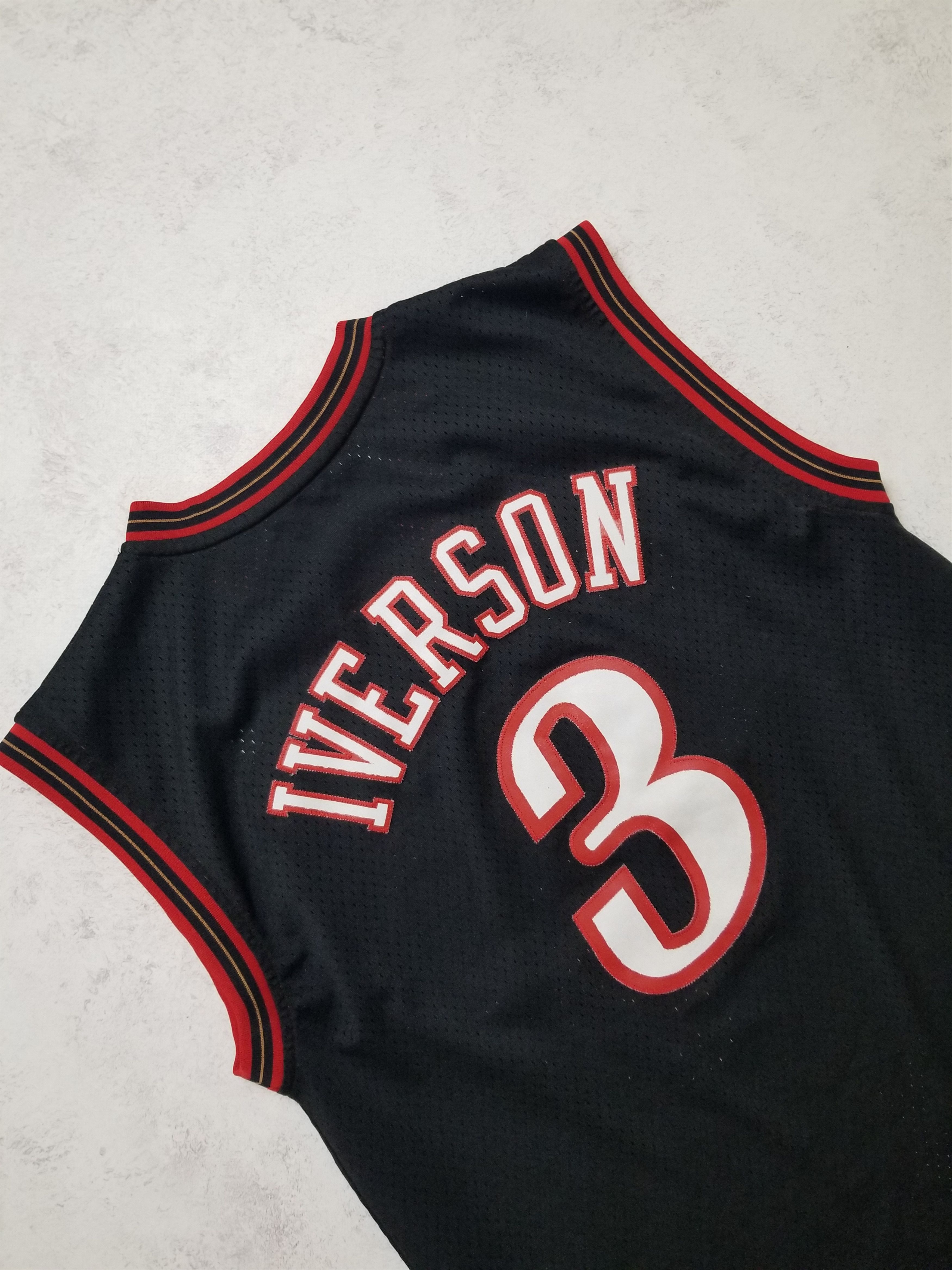 Adidas Vintage Adidas Allen Iverson #3 Sixers NBA Jersey Size US M / EU 48-50 / 2 - 14 Thumbnail