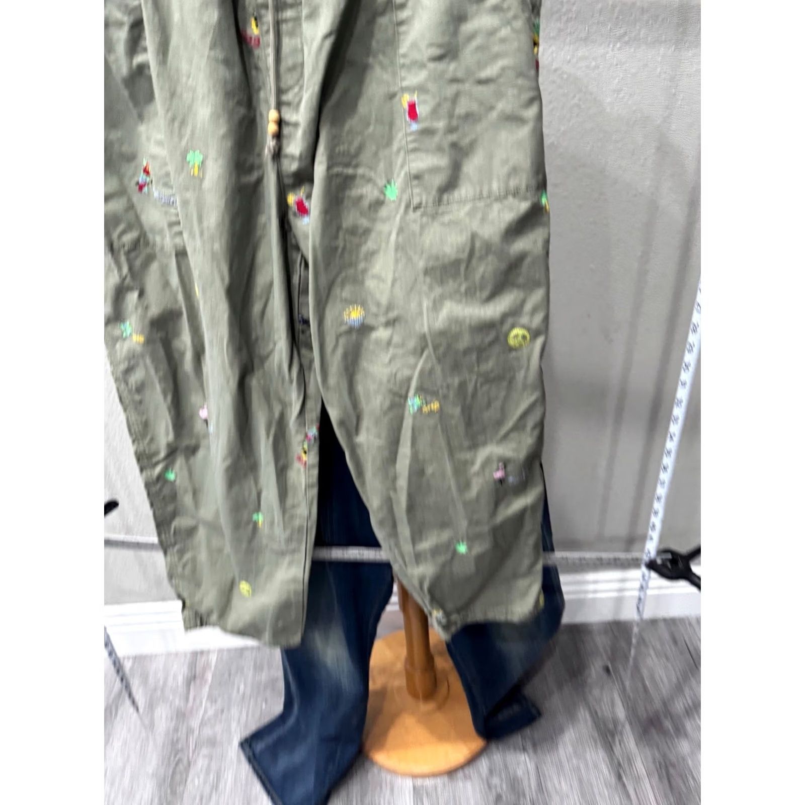 Champion Champion Pants 2XL Drawstring Peace Sign Sun Logo Stitched Rare Multicolor Mens Size US 39 - 4 Thumbnail