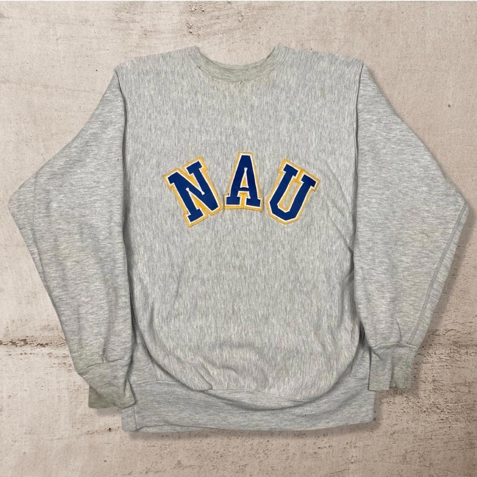Designer VTG 80S PRO WEAVE NAU UNIVERSITY COLLEGE SWEATSHIRT GRAY M Size US M / EU 48-50 / 2 - 2 Thumbnail
