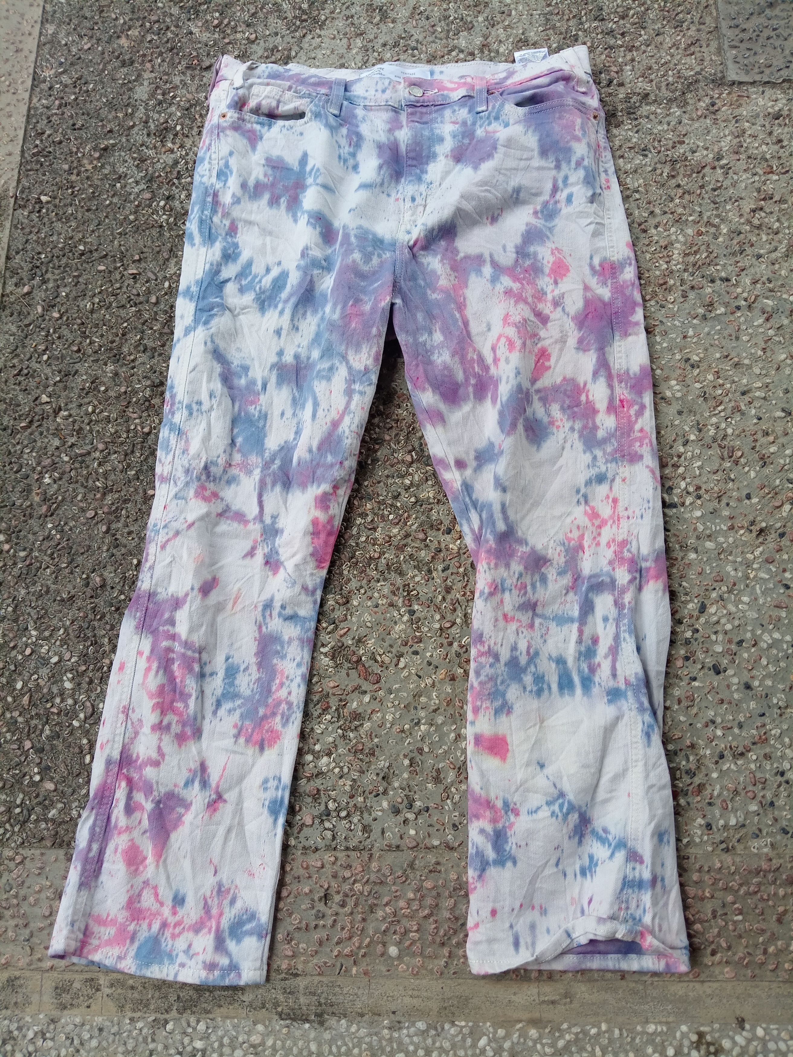 Levi's × Vintage Vintage Levi's signature Jeans tie-dye Size US 36 / EU 52 - 1 Thumbnail