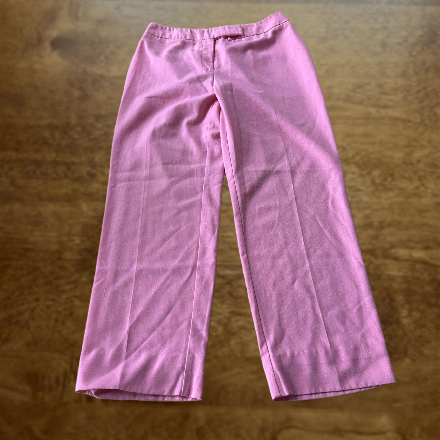 Vintage VINTAGE Sag Harbor Dress Pants Womens 6P Petite Pink Twill Classic Fit Pockets Size 28" / US 6 / IT 42 - 1 Thumbnail