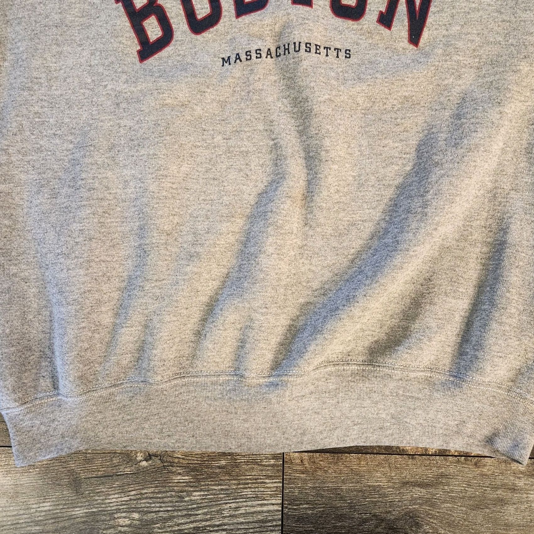 Fruit Of The Loom VINTAGE Fruit Of The Loom Sweatshirt Gray Red Sox XL Adult 90s Size US XL / EU 56 / 4 - 3 Thumbnail