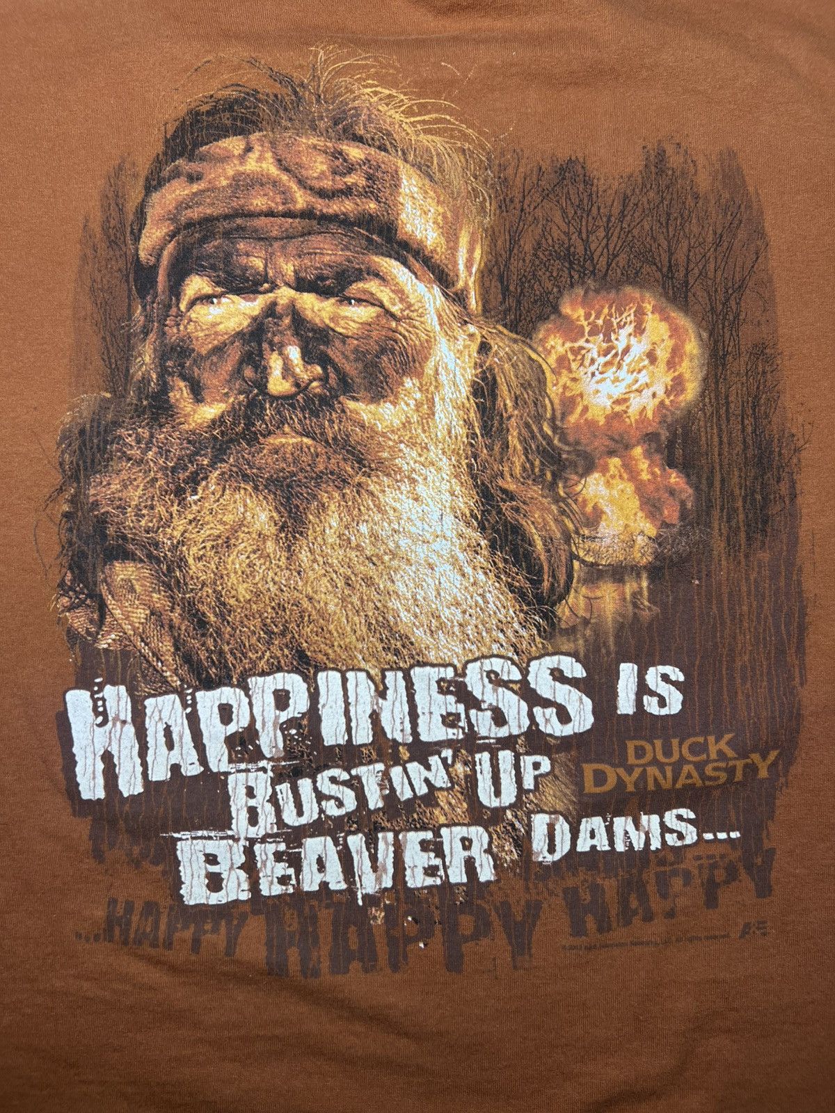 Alstyle Alstyle T-SHIRT - PHIL "Happiness Is Bustin’…" DUCK DYNASTY Size US M / EU 48-50 / 2 - 2 Thumbnail