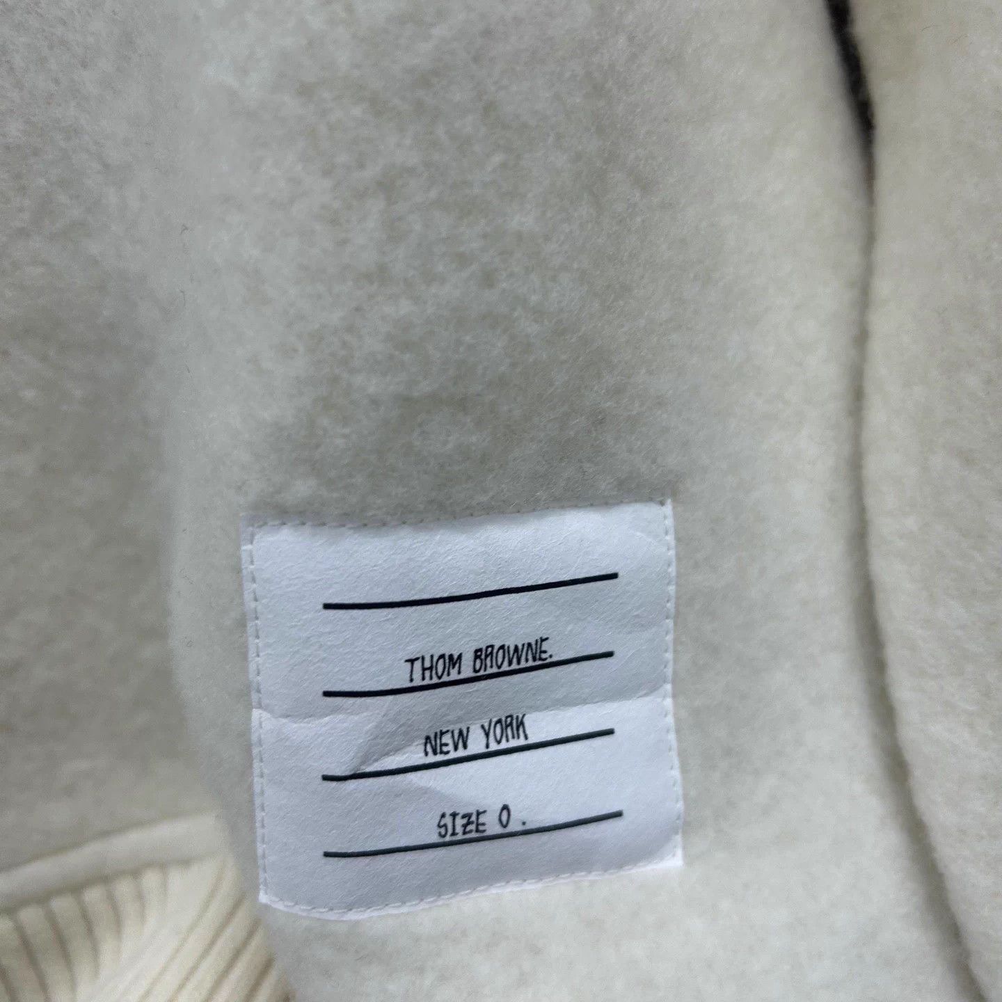 Thom Browne THOM BROWNE cashmere hoodie size 0 new Size US XS / EU 42 / 0 - 4 Thumbnail