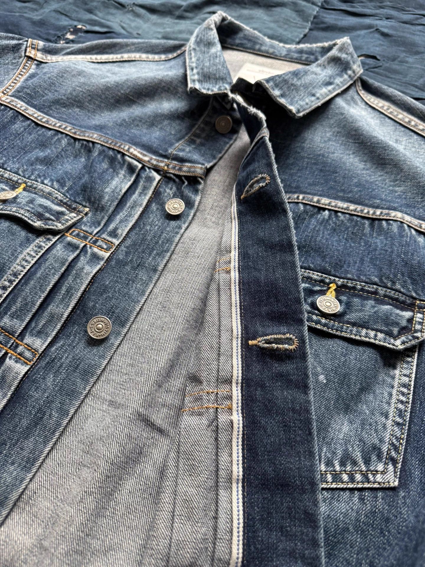 Visvim VISVIM 23SS SS 101XX DMGD Denim Jacket - Size 3 Size US L / EU 52-54 / 3 - 8 Thumbnail