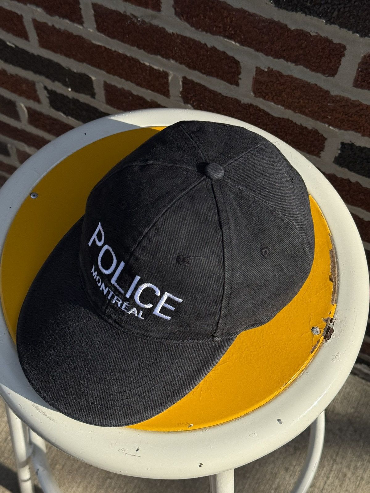 Vintage Vintage 00’s Police “Montreal” Faded Cap Size ONE SIZE - 5 Thumbnail