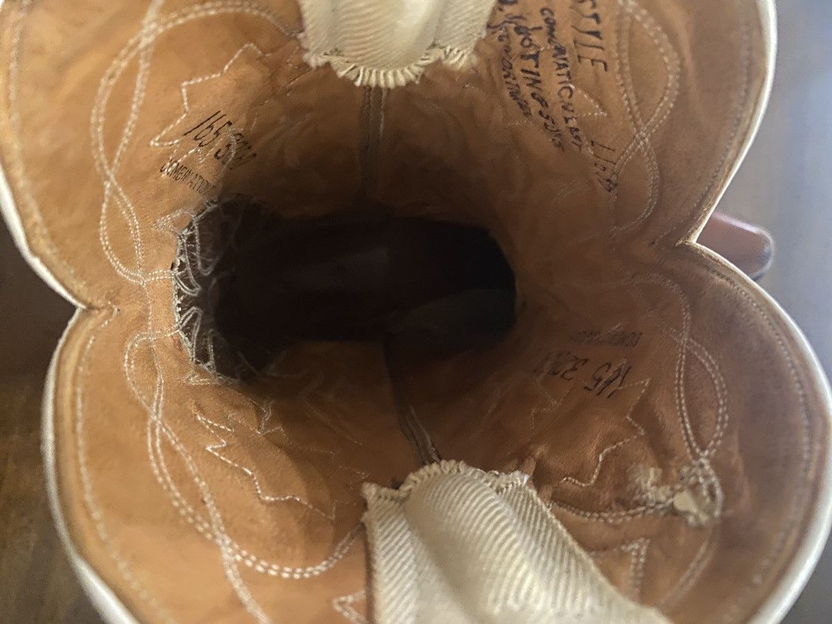 Justin Boots × Vintage VINTAGE 1940s H.J. Justin & Sons/Ft Worth TX/Boots Sz 5-6? Size US 5.5 / IT 35.5 - 13 Thumbnail