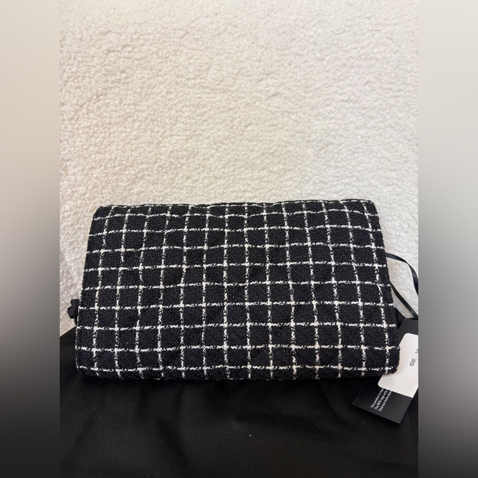 Versace Versace Medusa Black and White Checkered Women's Bag NWT Size ONE SIZE - 3 Thumbnail