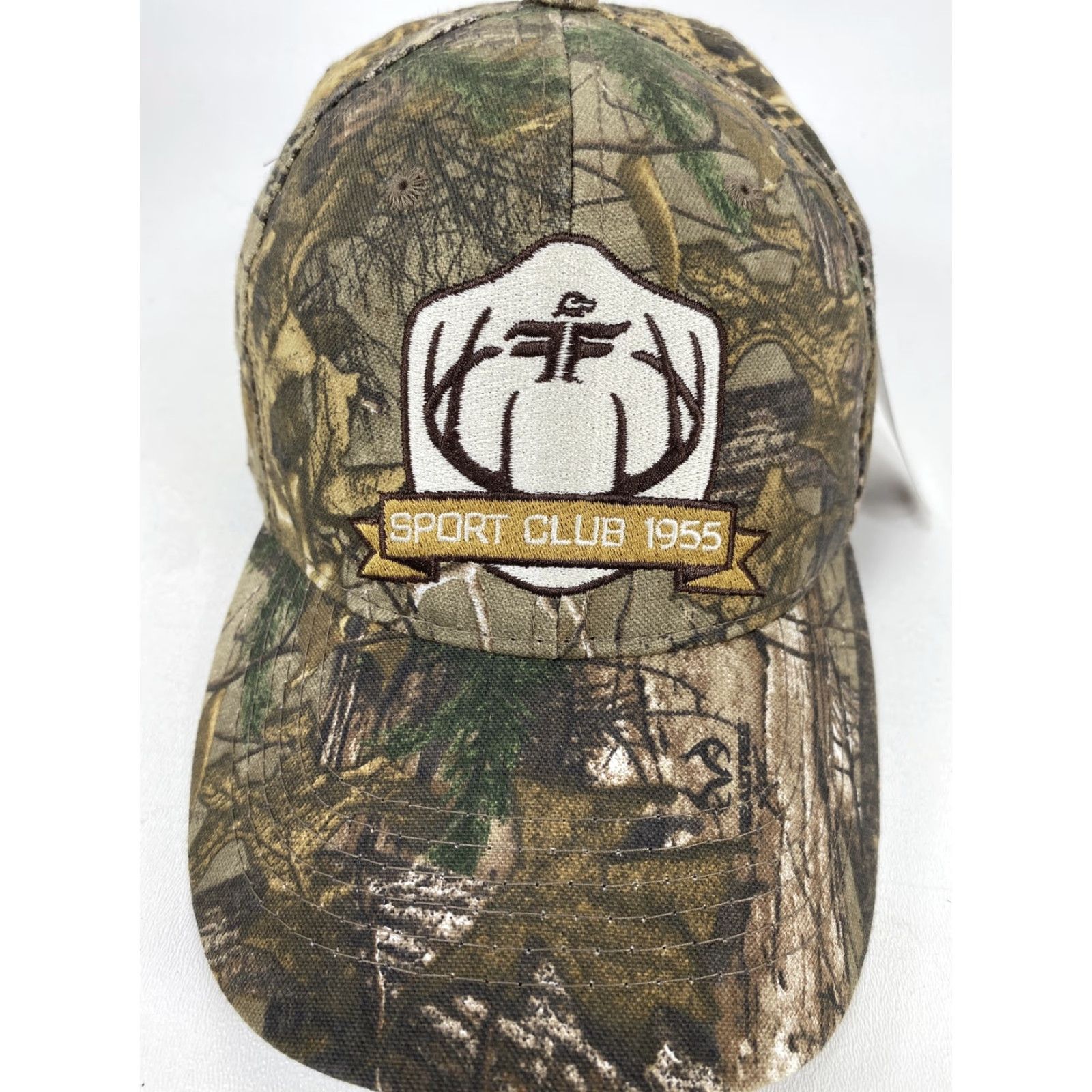 Vintage Sport Club 1955 Winchester Embroidered Realtree Camo Signatures Hat Cap NEW Size ONE SIZE - 3 Thumbnail