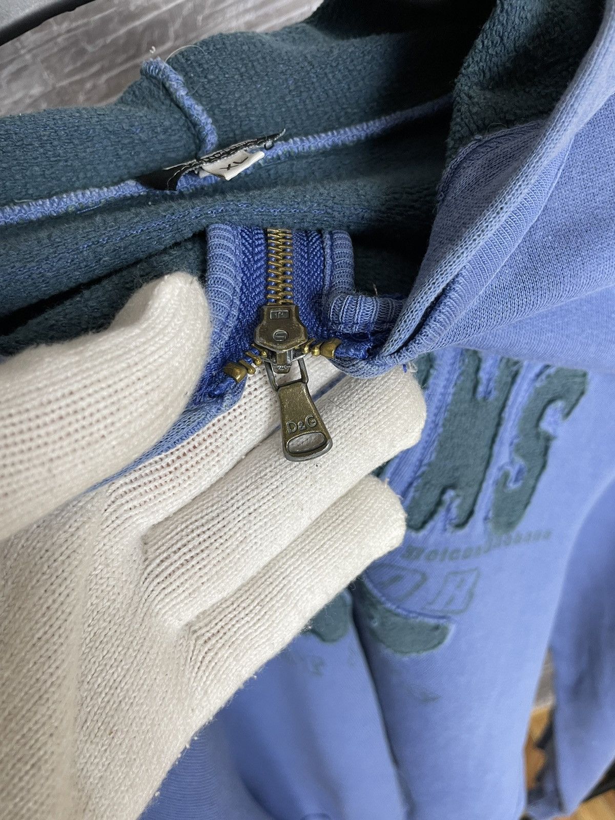 Dolce & Gabbana DOLCE GABBANA “VIRGINS DETECTOR 24/7” VINTAGE ZIP HOODIE Size US XL / EU 56 / 4 - 14 Thumbnail