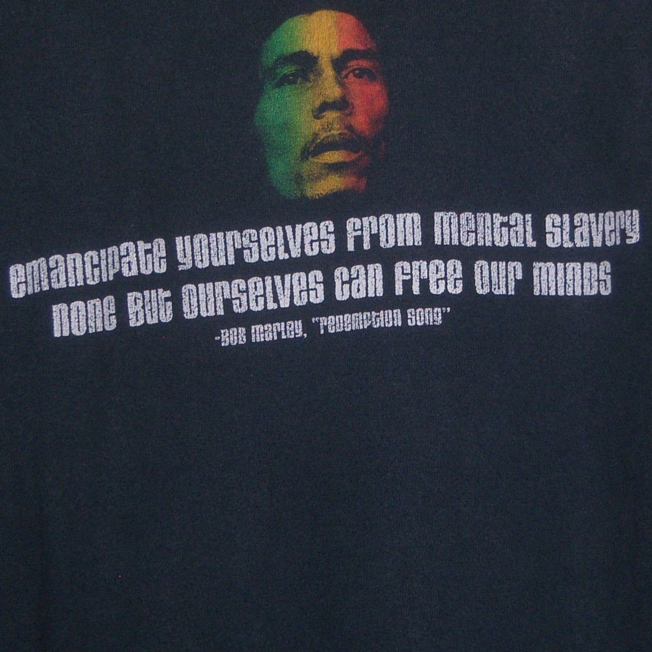 Band Tees × Bob Marley × Vintage 00s Bob Marley Redemption Song Size US XL / EU 56 / 4 - 9 Thumbnail