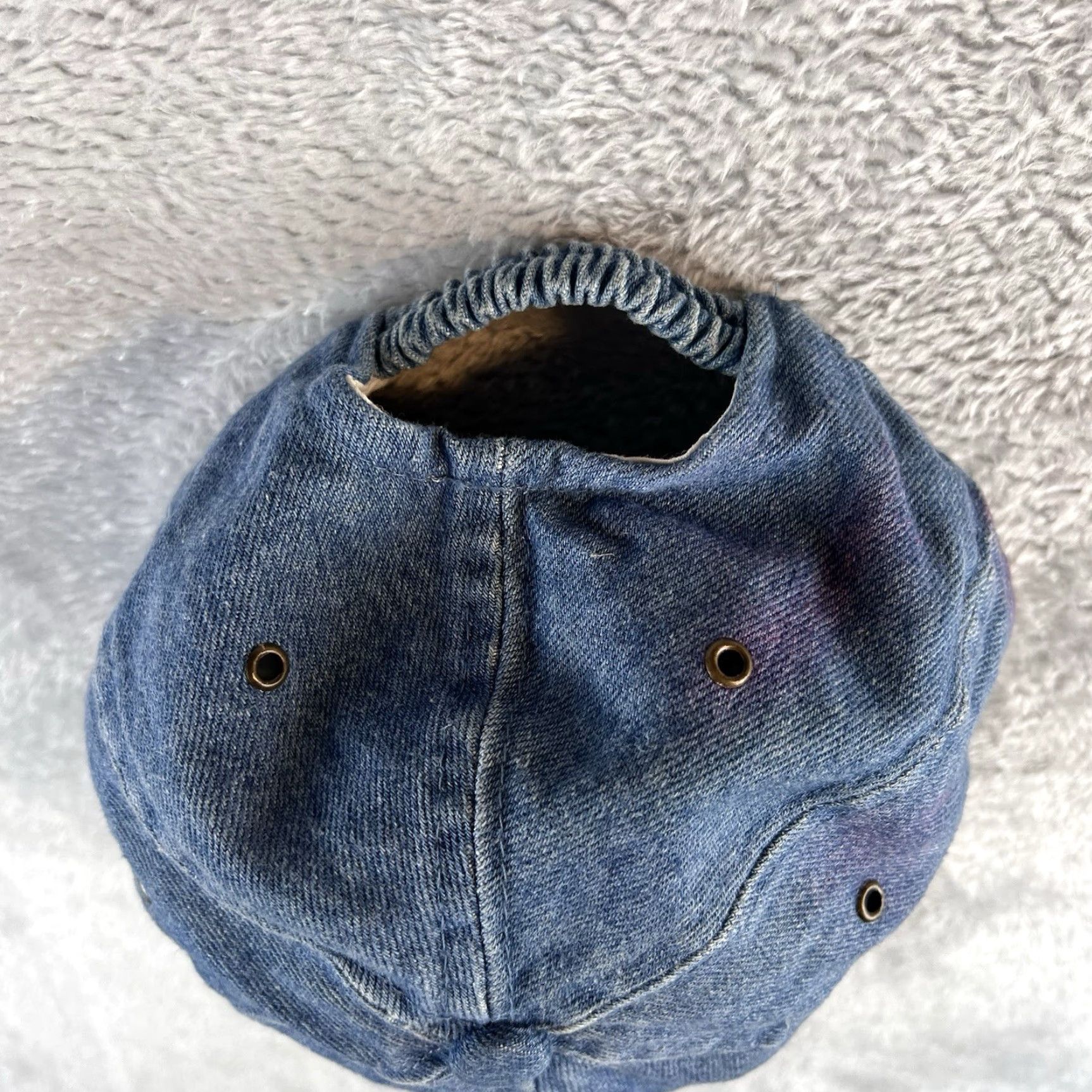 Mickey Unlimited VINTAGE Mickey Unlimited Denim Hat Baseball Cap One Size Men Adjustable Blue Denim Cartoon Logo 90s Size US 35 - 5 Thumbnail
