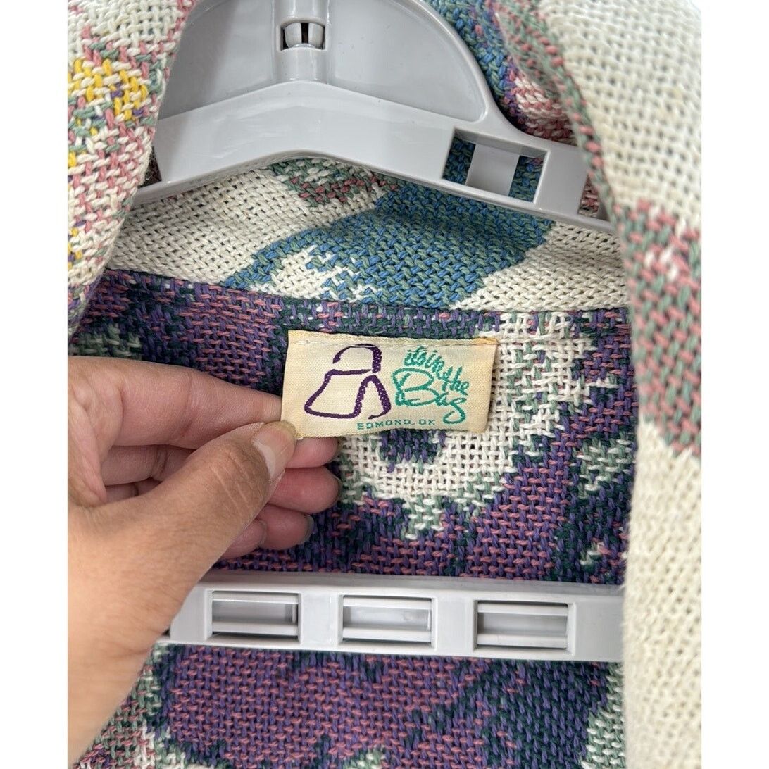 Other Vintage All in the Bag Coat tapestry blanket 90s cherub sz L Size XL / US 12-14 / IT 48-50 - 6 Thumbnail