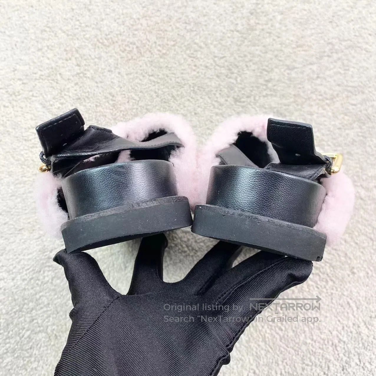 Louis Vuitton Louis Vuitton 23SS plush sandals| Size US 6.5 / IT 36.5 - 7 Thumbnail