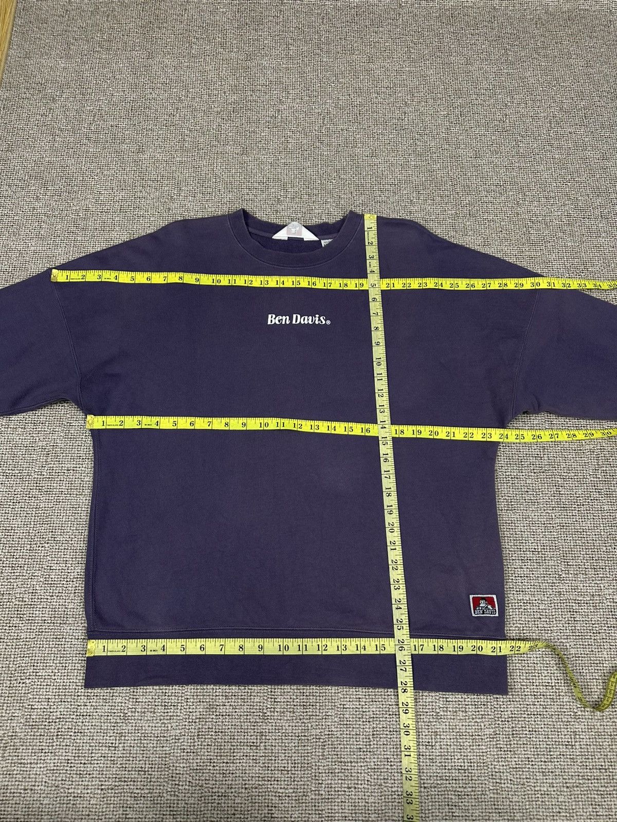 Ben Davis Vintage Ben Davis Boxy Sunfaded Crewneck Z306 Size US L / EU 52-54 / 3 - 6 Thumbnail