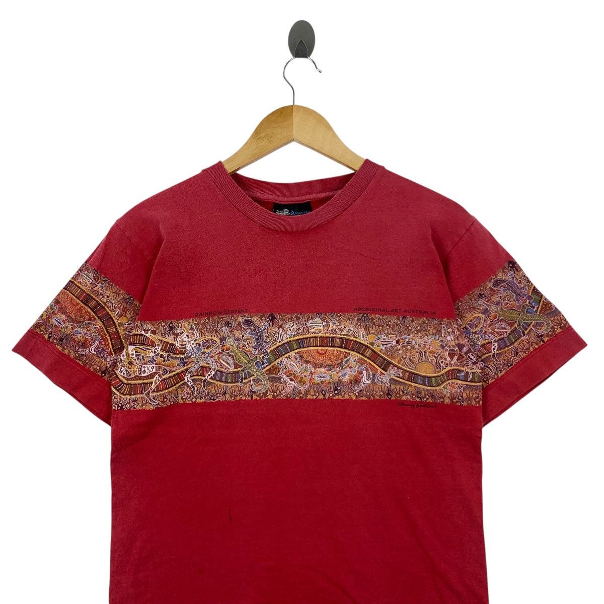 Vintage Vintage 90s DANNY EASTWOOD Rainbow Serpent Australia Shirt Size US S / EU 44-46 / 1 - 2 Thumbnail