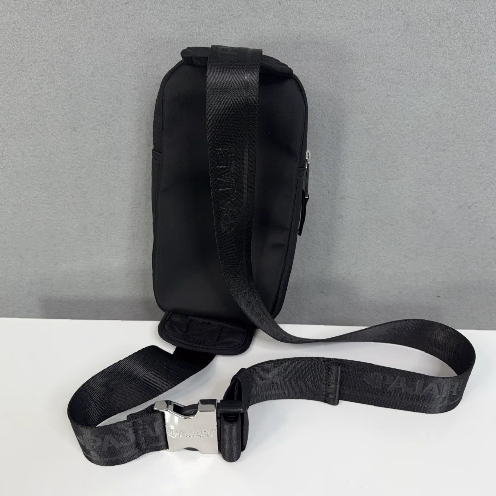 Pajar Pajar Crossbody Bag Adult Small Black Nylon Travel Sling Chest Pack Zip Mens Bag crossbody Adult Small Black Nylon Travel Zip Crossbody Bag Size ONE SIZE - 3 Thumbnail