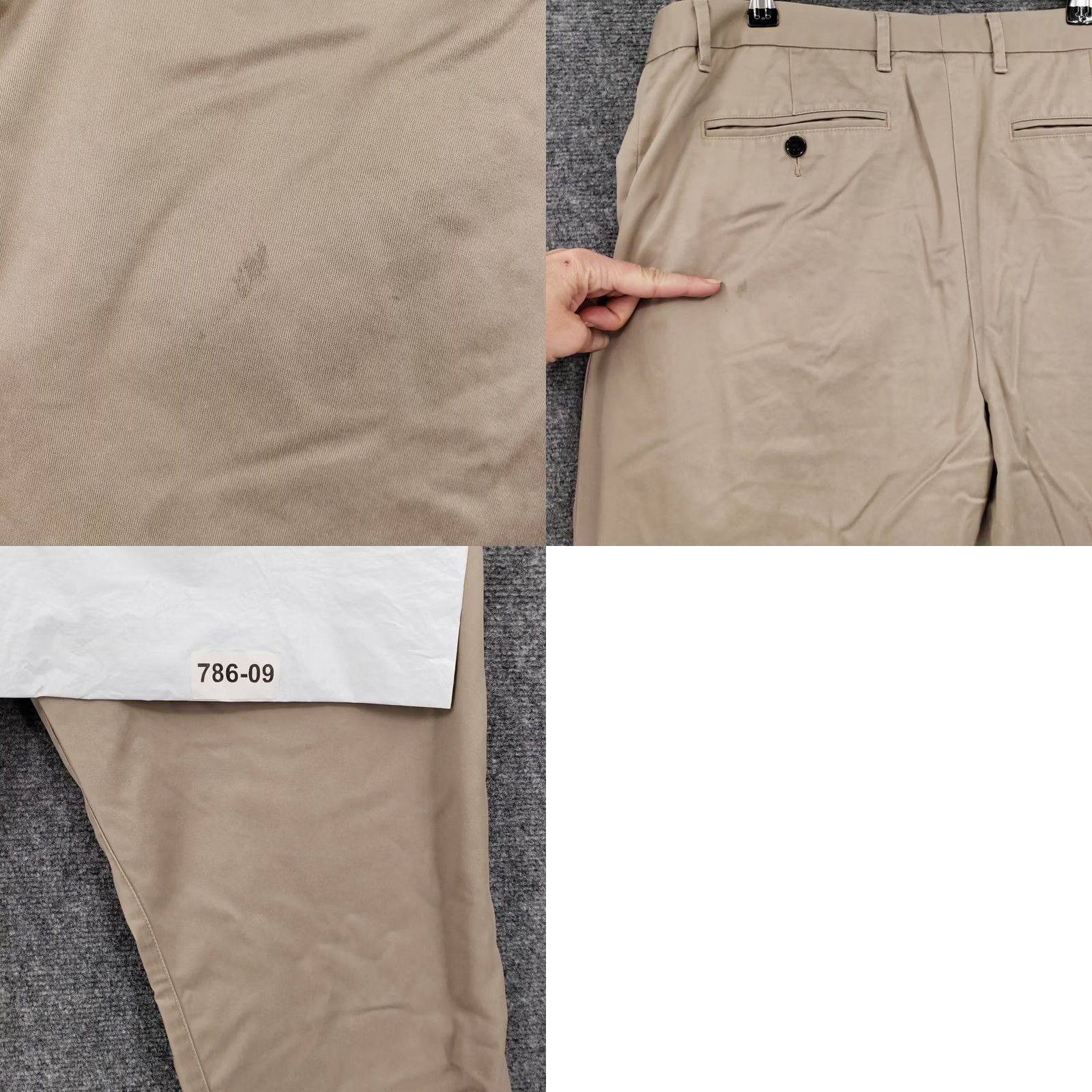 Bonobos Bonobos Dress Pants Mens 33x32 Beige Weekday Warrior Wenesday Straight Zip Fly Size US 33 - 10 Thumbnail