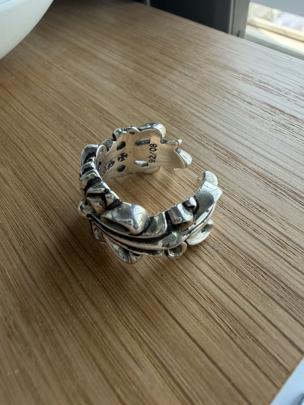 Chrome Hearts Chrome Hearts Double Floral Size 9 Size ONE SIZE - 4 Thumbnail