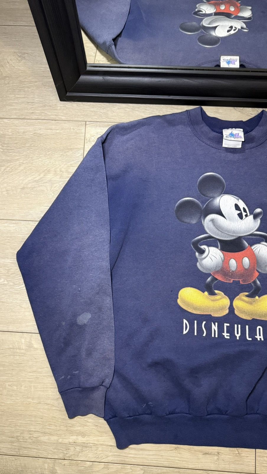 Disney Vintage / Y2K 1990s Disney Mickey Mouse Sweatshirt Crewneck Size US L / EU 52-54 / 3 - 3 Thumbnail