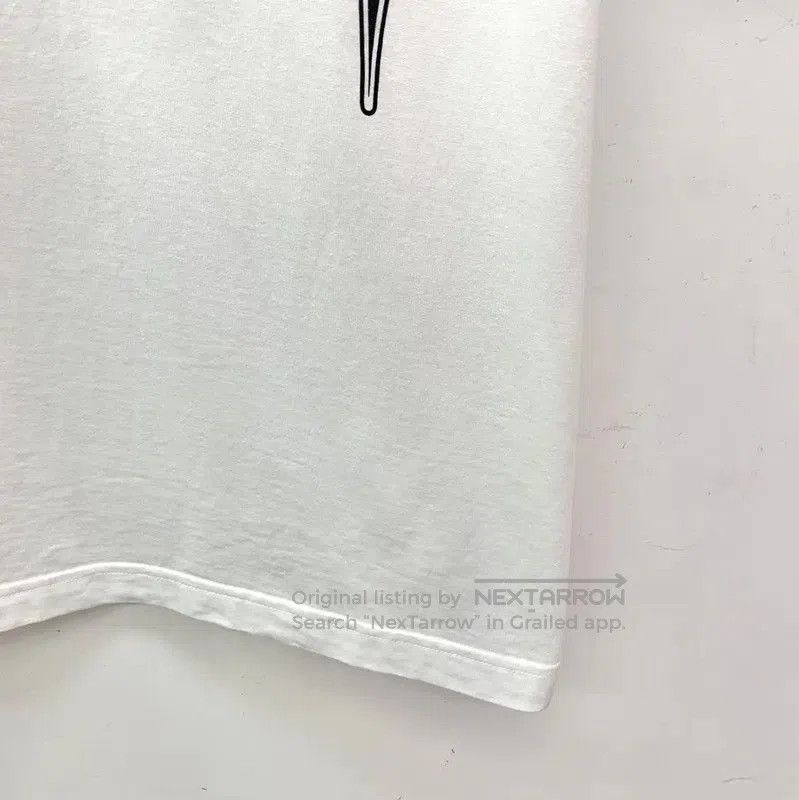 Burberry Burberry White Cotton T-Shirt for Women. Size XL / US 12-14 / IT 48-50 - 4 Thumbnail
