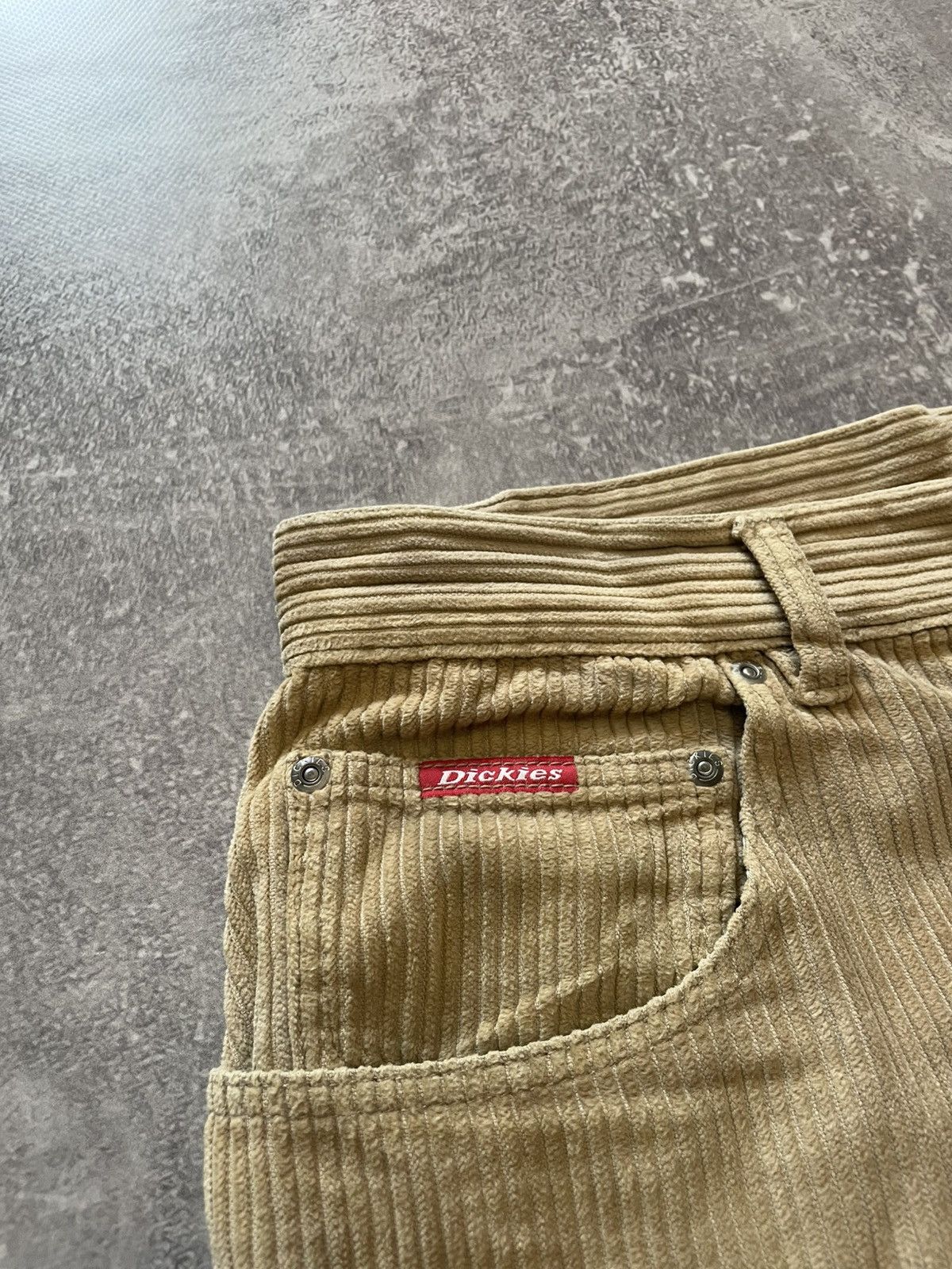 Dickies × Vintage Vintage Dickies Baige Velvet Big Daddy Buggy Shorts 34 Size US 34 / EU 50 - 6 Thumbnail