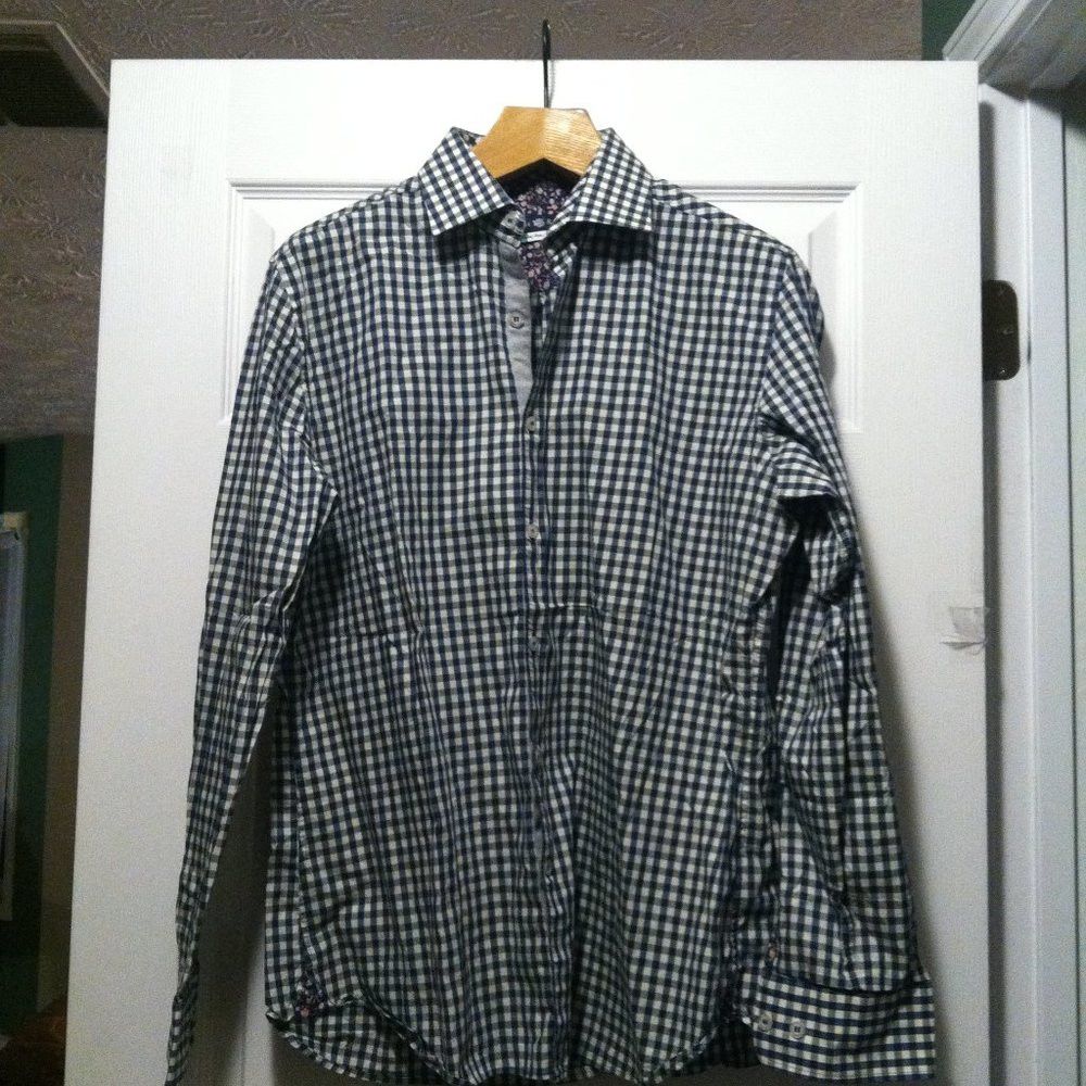 Stone Rose STONE ROSE MEN'S 100%EGYPTIAN COTTON CASUAL SHIRT SIZE:4 Size US M / EU 48-50 / 2 - 4 Thumbnail
