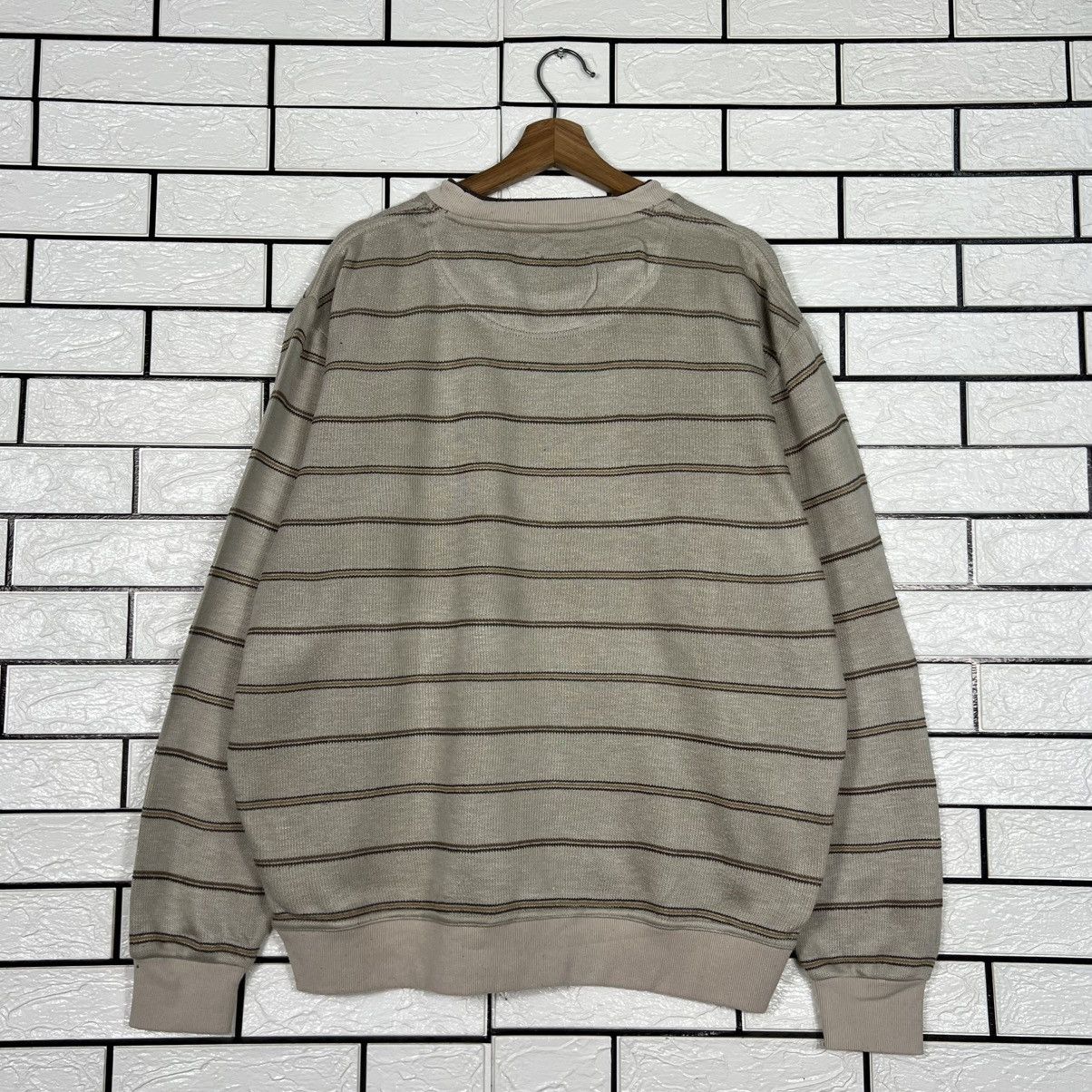 Kansai Yamamoto KANSAI YAMAMOTO Striped Sweatshirt Crewneck #4294-C195 Size US XL / EU 56 / 4 - 12 Thumbnail