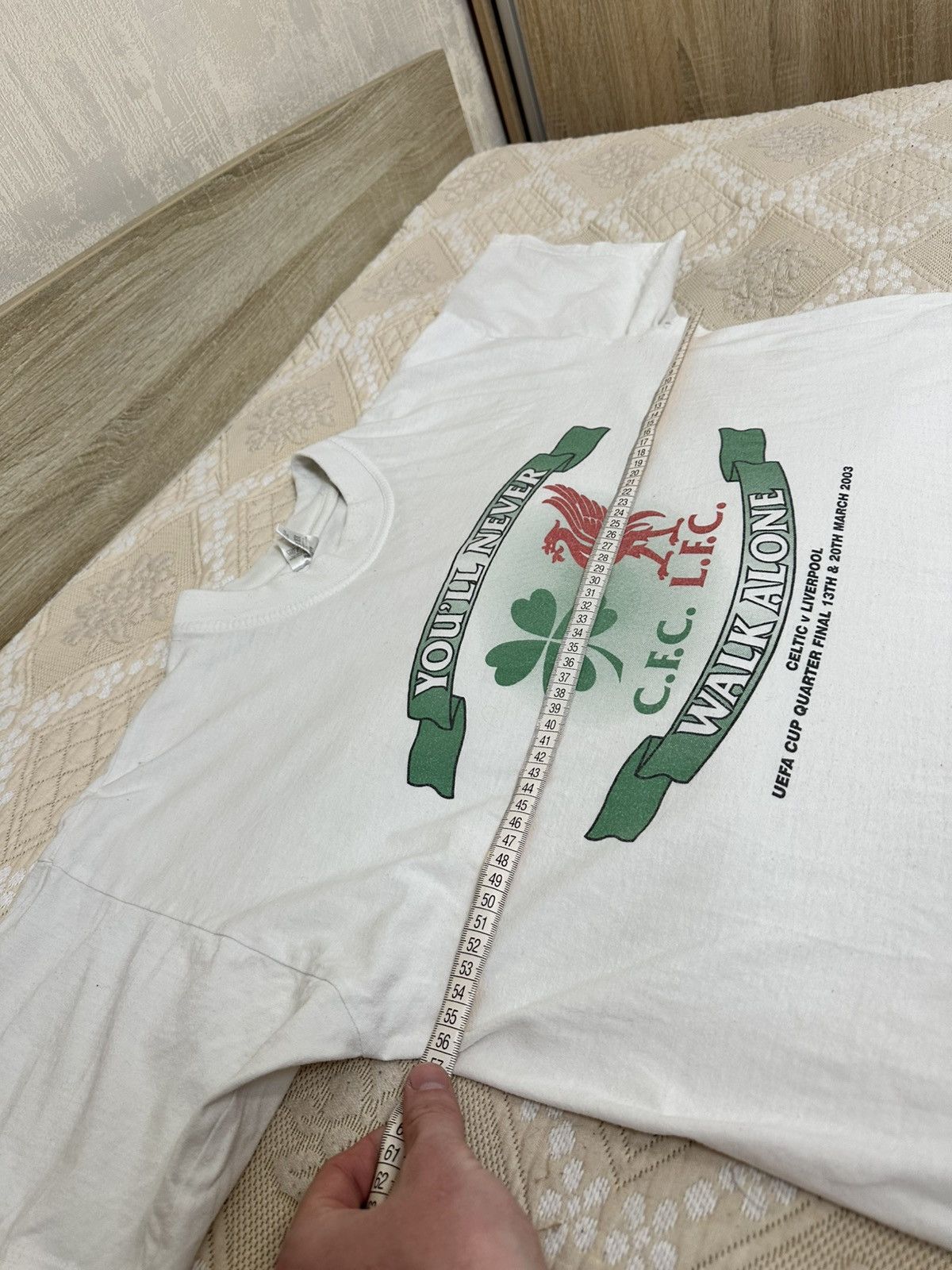 UEFA 🔥 2003 UEFA Cup Final Celtics vs Liverpool Football T Shirt Size US L / EU 52-54 / 3 - 12 Thumbnail
