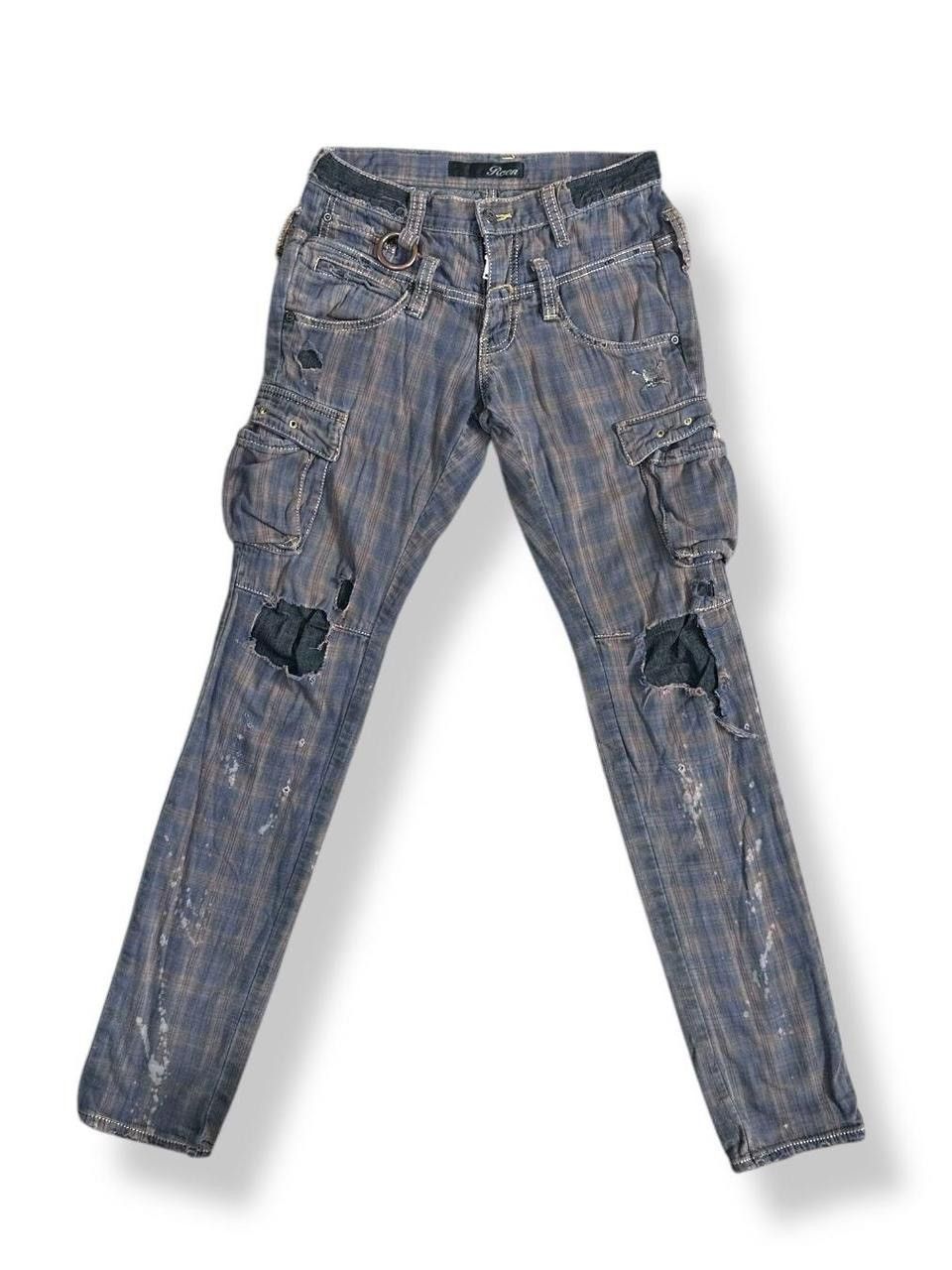 roen × semantic design crushed denim Y2K Mastermind Japan × Roen | Grailed