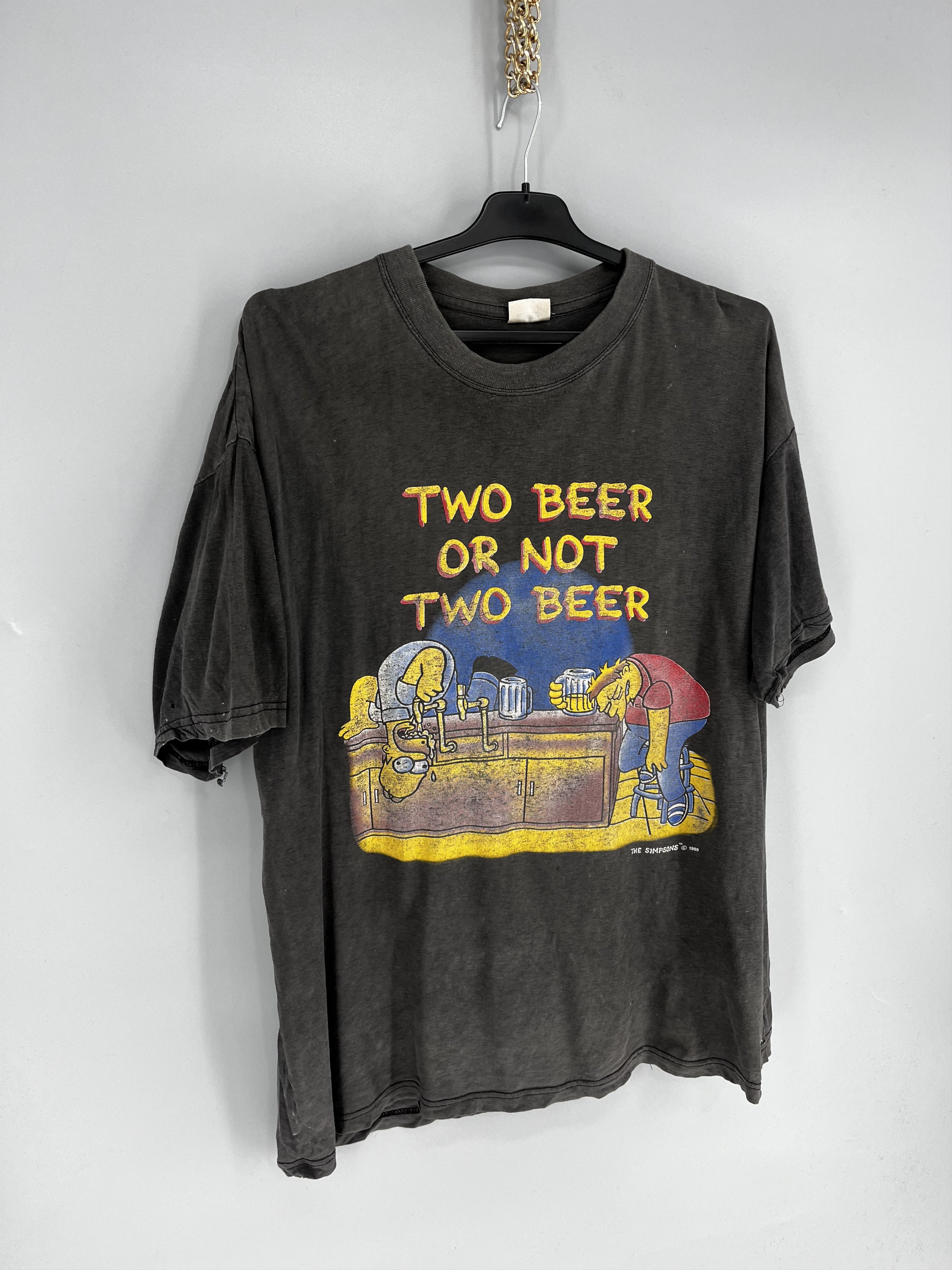 Other Vintage 1999 Simpsons Two Bear Or Not Two Bear T-shirt Size US XL / EU 56 / 4 - 2 Thumbnail