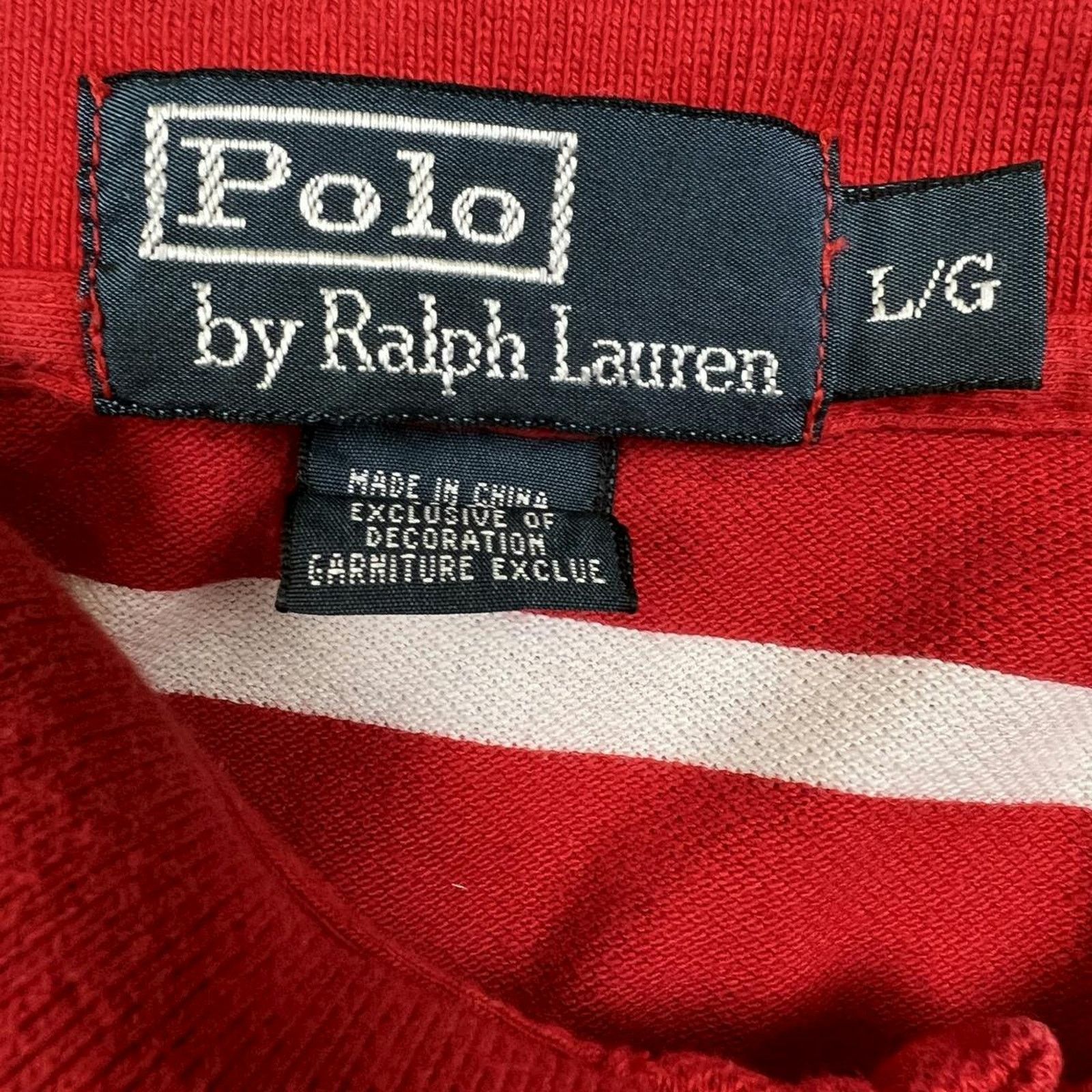 Polo Ralph Lauren × Vintage VTG 90s Polo Ralph Lauren Shirt Large Pony Striped Preppy Size US L / EU 52-54 / 3 - 5 Thumbnail