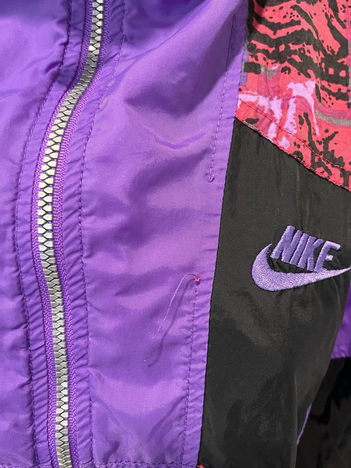 Nike × Vintage Vintage 90s Nike windbreaker jacket Size S / US 4 / IT 40 - 5 Thumbnail