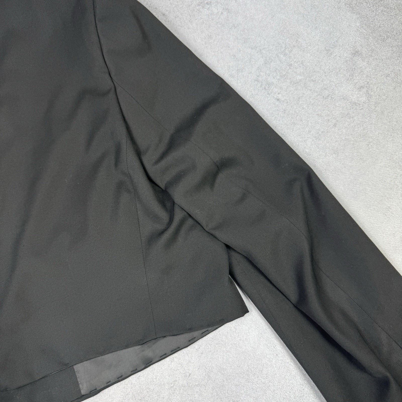 Vintage Oblivious? Recycled Croped Blazer Jacket Women Black Size ONE SIZE - 18 Thumbnail