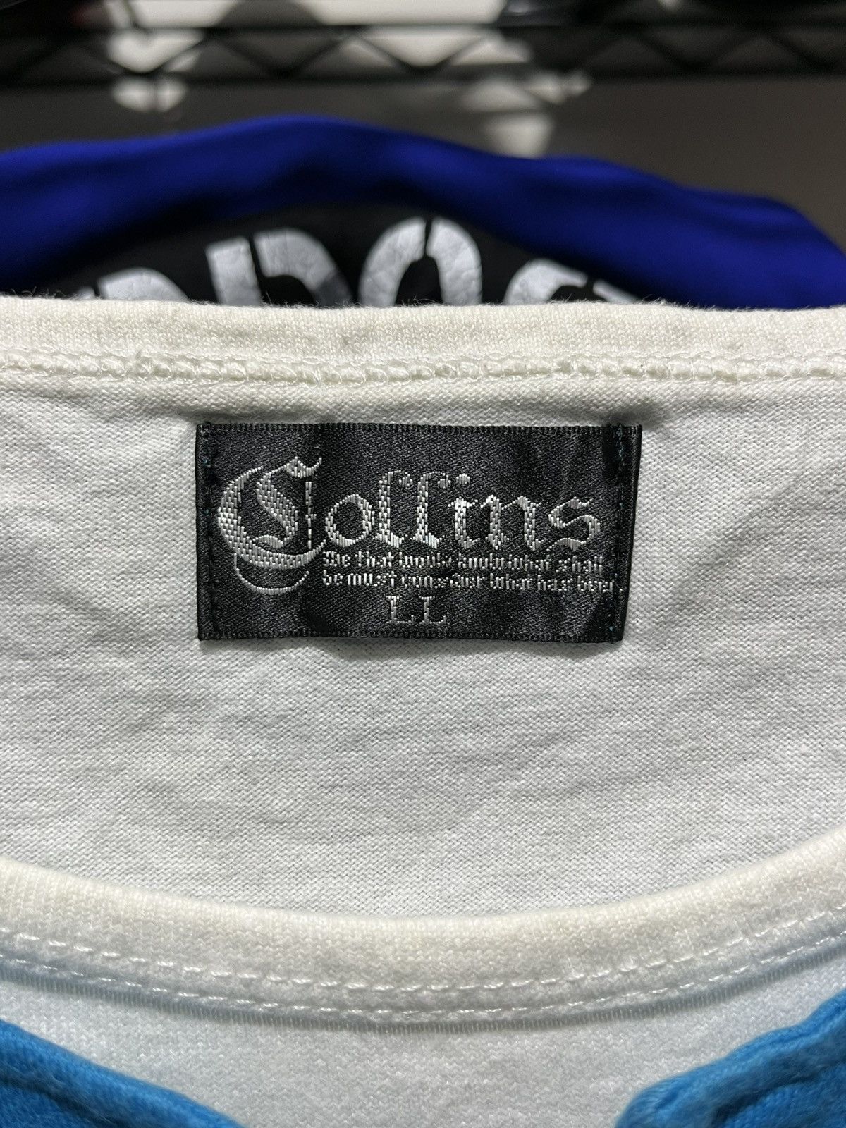 Japanese Brand 1990s Collins Poem lgb style Size US L / EU 52-54 / 3 - 3 Thumbnail