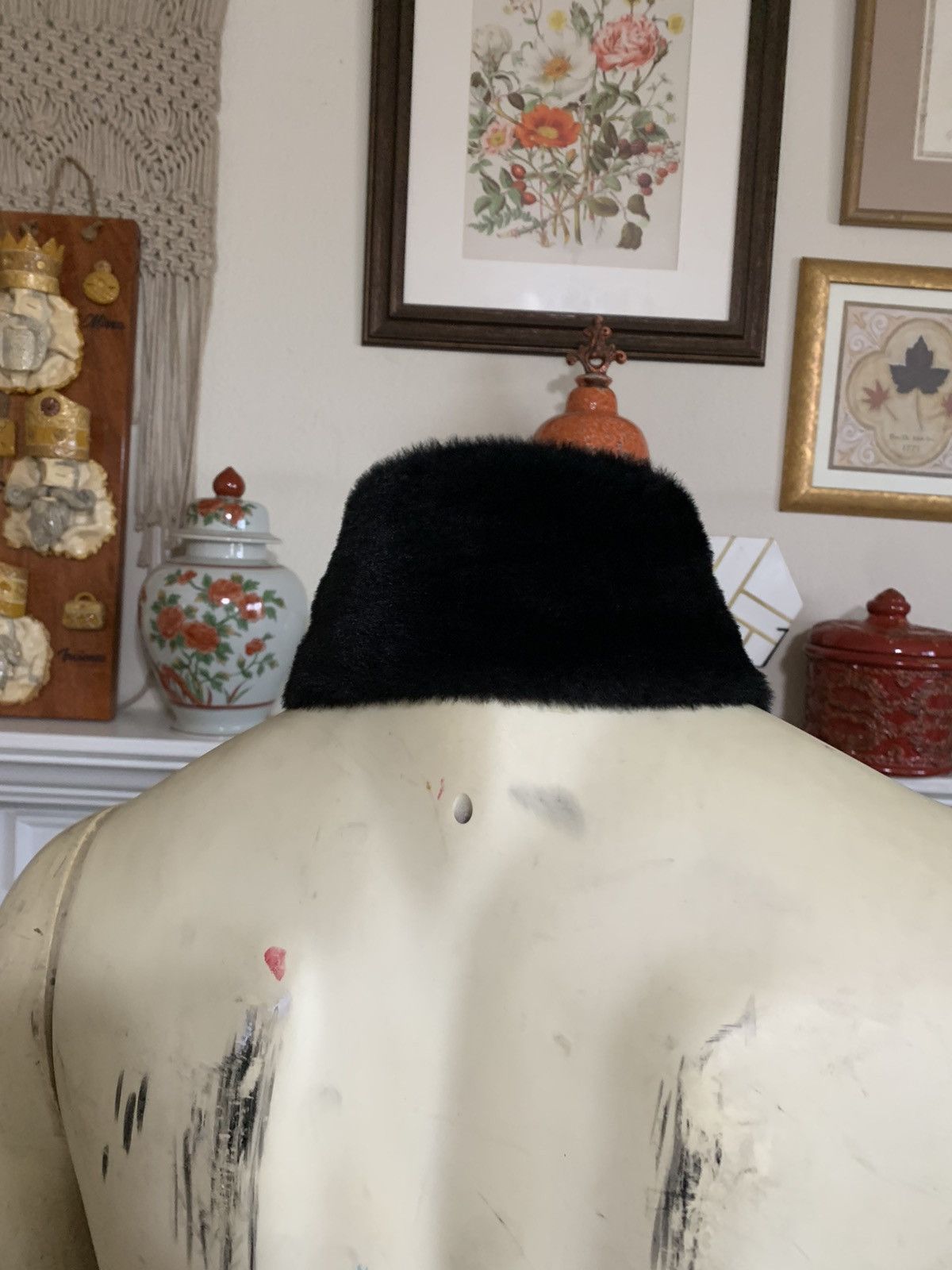 Vintage Faux Fur & Wool Neck warmer Size ONE SIZE - 4 Thumbnail