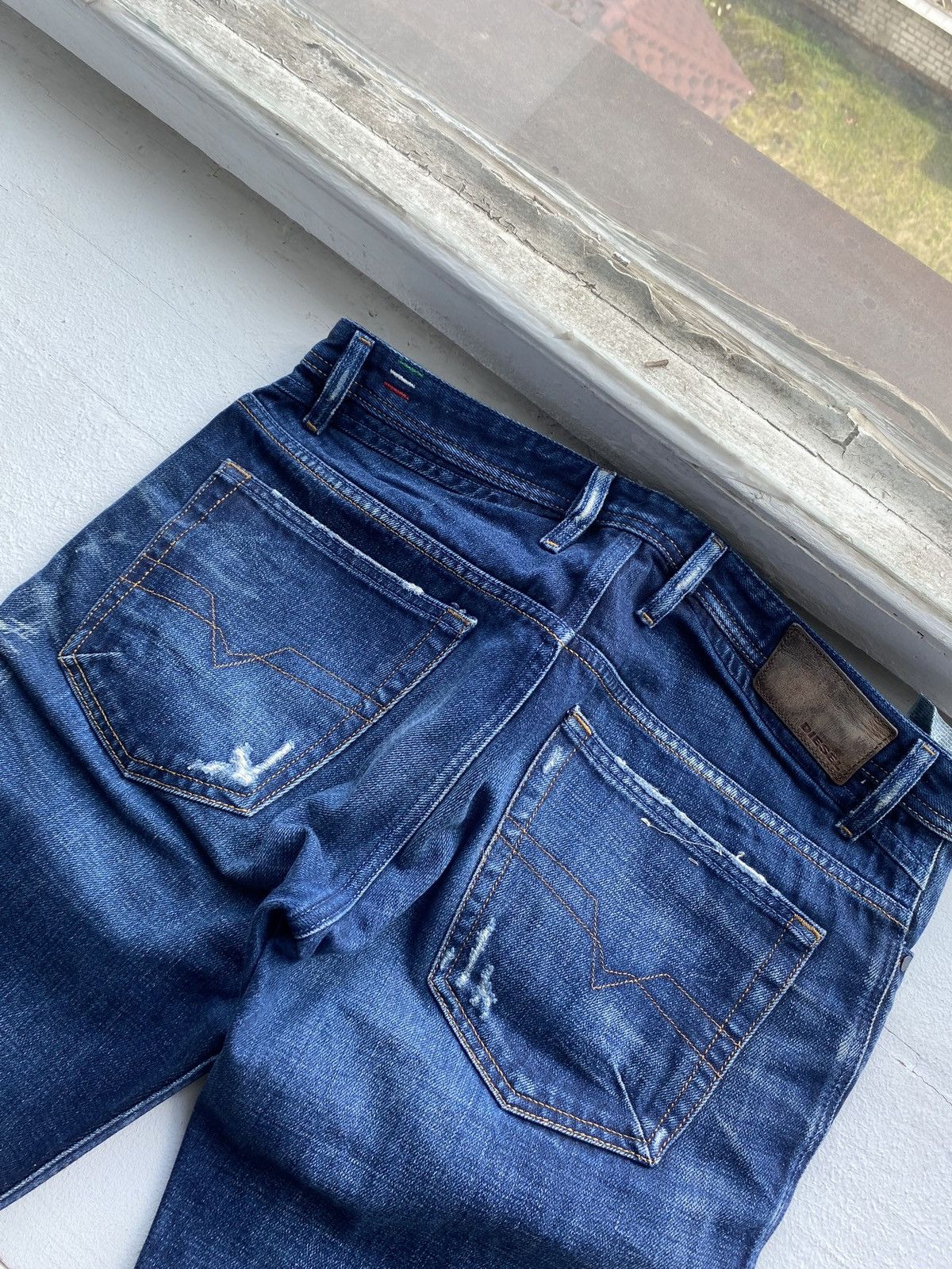 Diesel × Vintage 🔥Opium Diesel Punk Mens Gothic Emo Distressed Jeans Rare Size US 32 / EU 48 - 5 Thumbnail