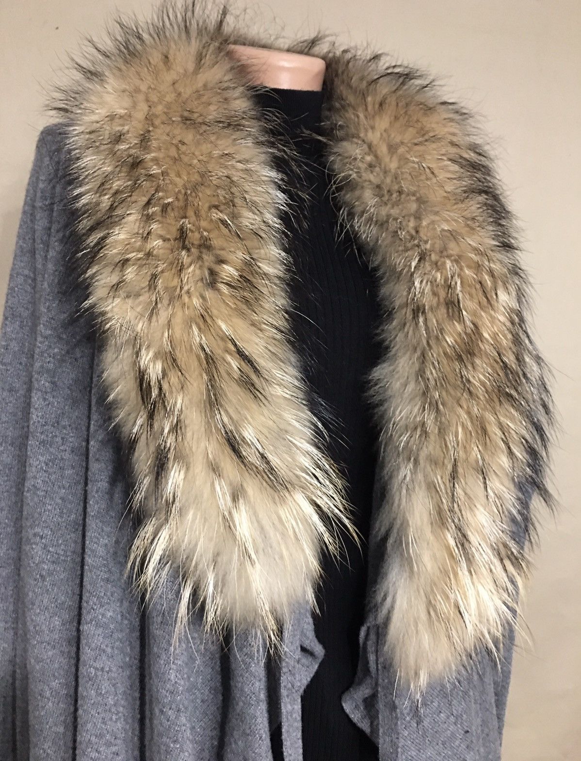 Designer Princess Goes Hollywood Cashmere Fur Cardigan Size EU 44 Size M / US 6-8 / IT 42-44 - 2 Thumbnail