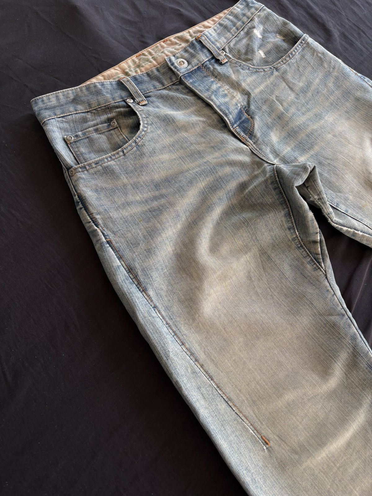 Oakley Rare Vintage Oakley Denim Faded Wash Flare Jeans Pants Size US 33 - 12 Thumbnail