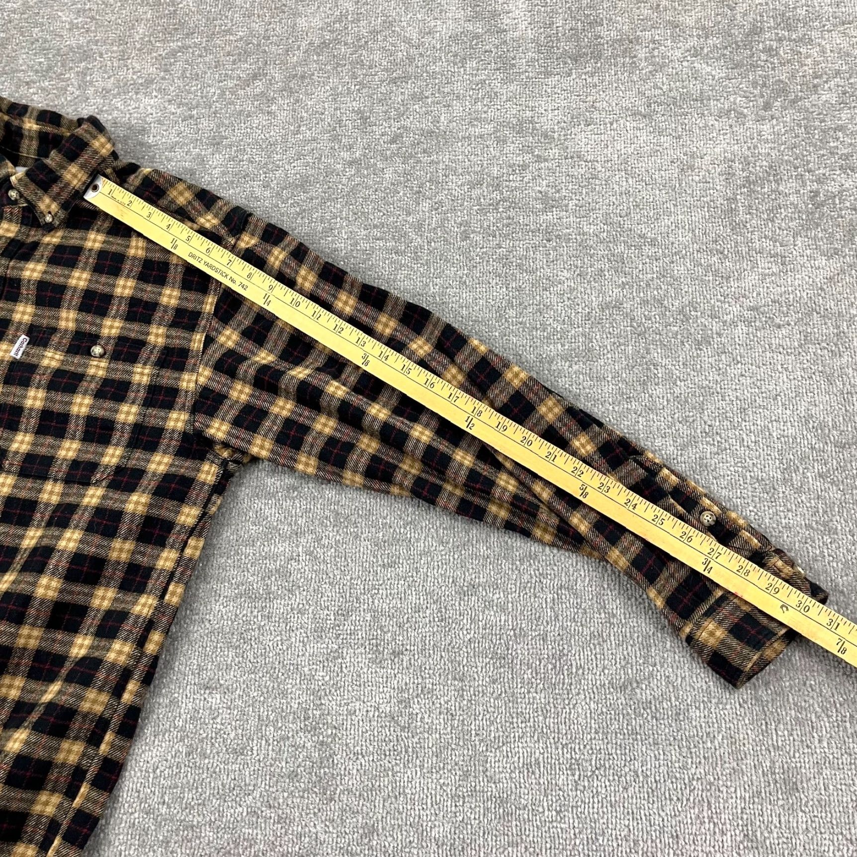 Carhartt Carhartt Shirt Men Large Multicolor Plaid Flannel Button-Up L/S Workwear Mens Size US L / EU 52-54 / 3 - 6 Thumbnail