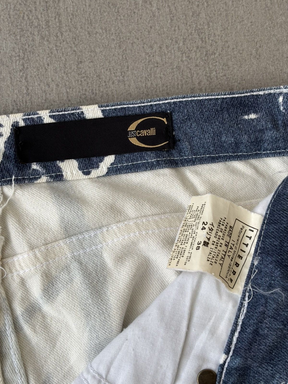 Roberto Cavalli 2000s Abstract Watercoloured Print Pants Size US 32 / EU 48 - 8 Thumbnail